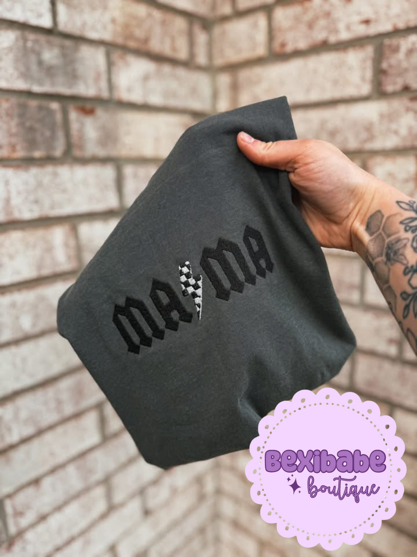 MAMA Checkered Tee