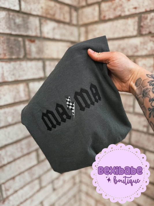 MAMA Checkered Tee