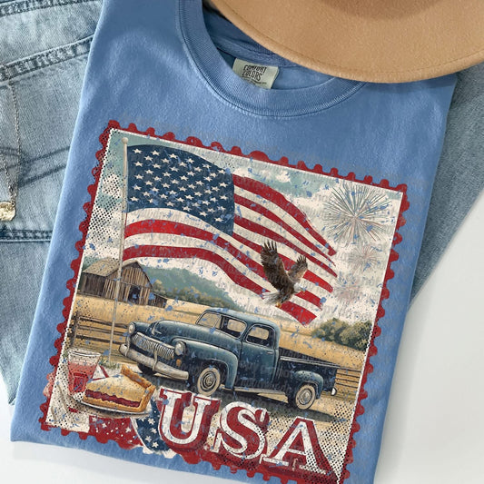USA Stamp Shirt